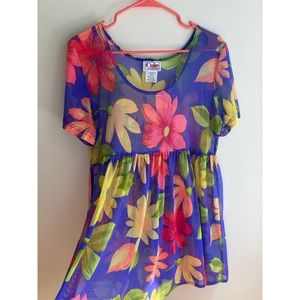 Vintage cover up dress